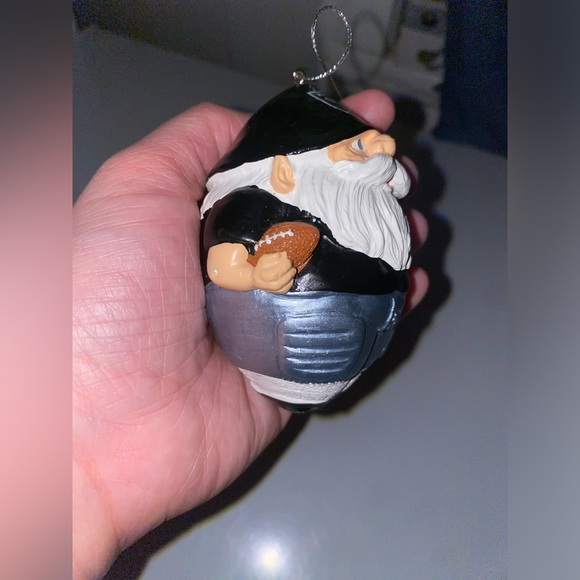 FOCO NFL Oakland Raiders Mini Gnome Ornament & Raiders 3D Stadium Ornament - Picture 11 of 14